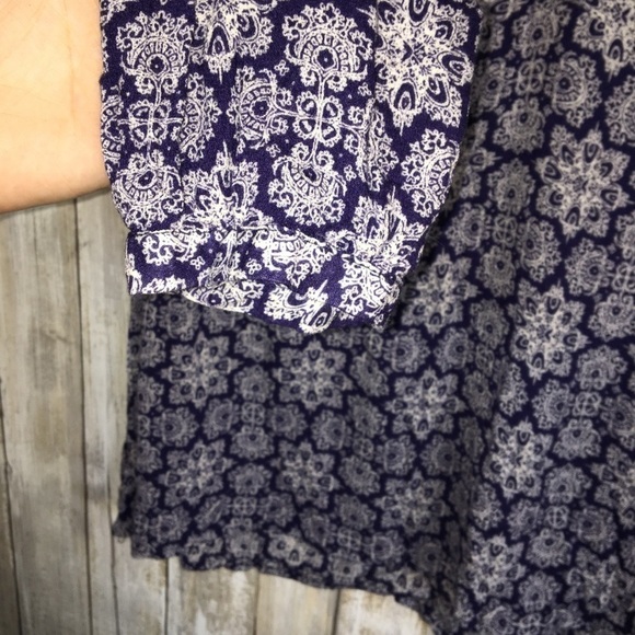 Altar’d State Blue Floral Blouse - Picture 2 of 4